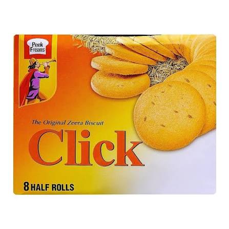 Peek Freans Click Biscuits 8 Half Rolls Box