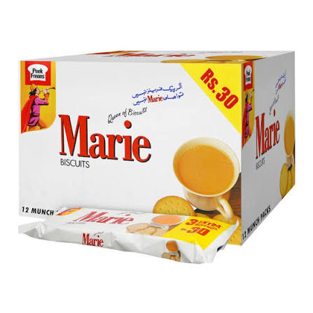 Peek Freans Marie Biscuit 12 Munch Packs Box