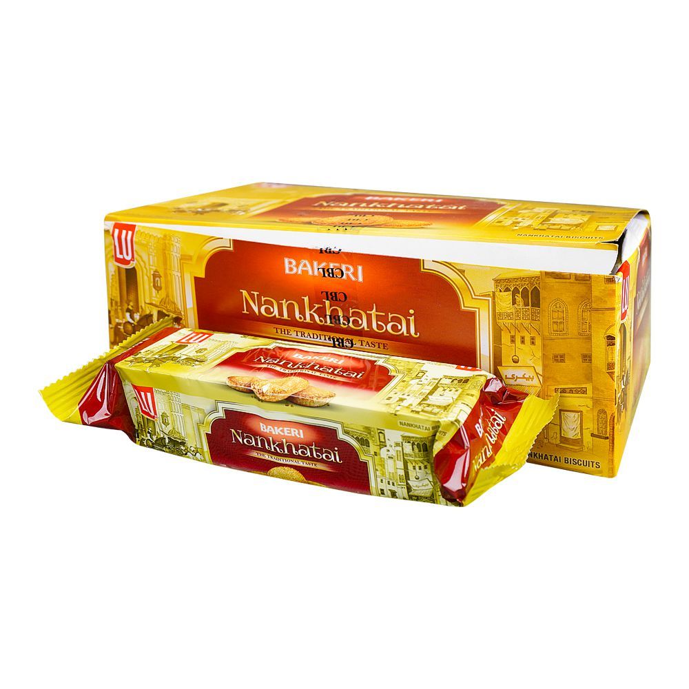 LU Bakeri NanKhatai Biscuits 8 Snack Packs Box